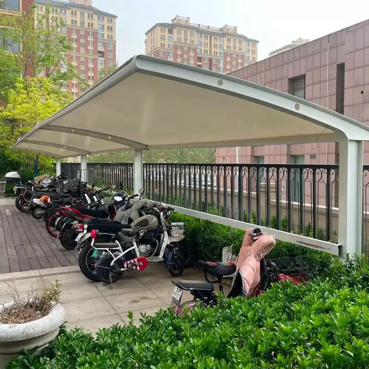 迭部县膜结构电动车棚